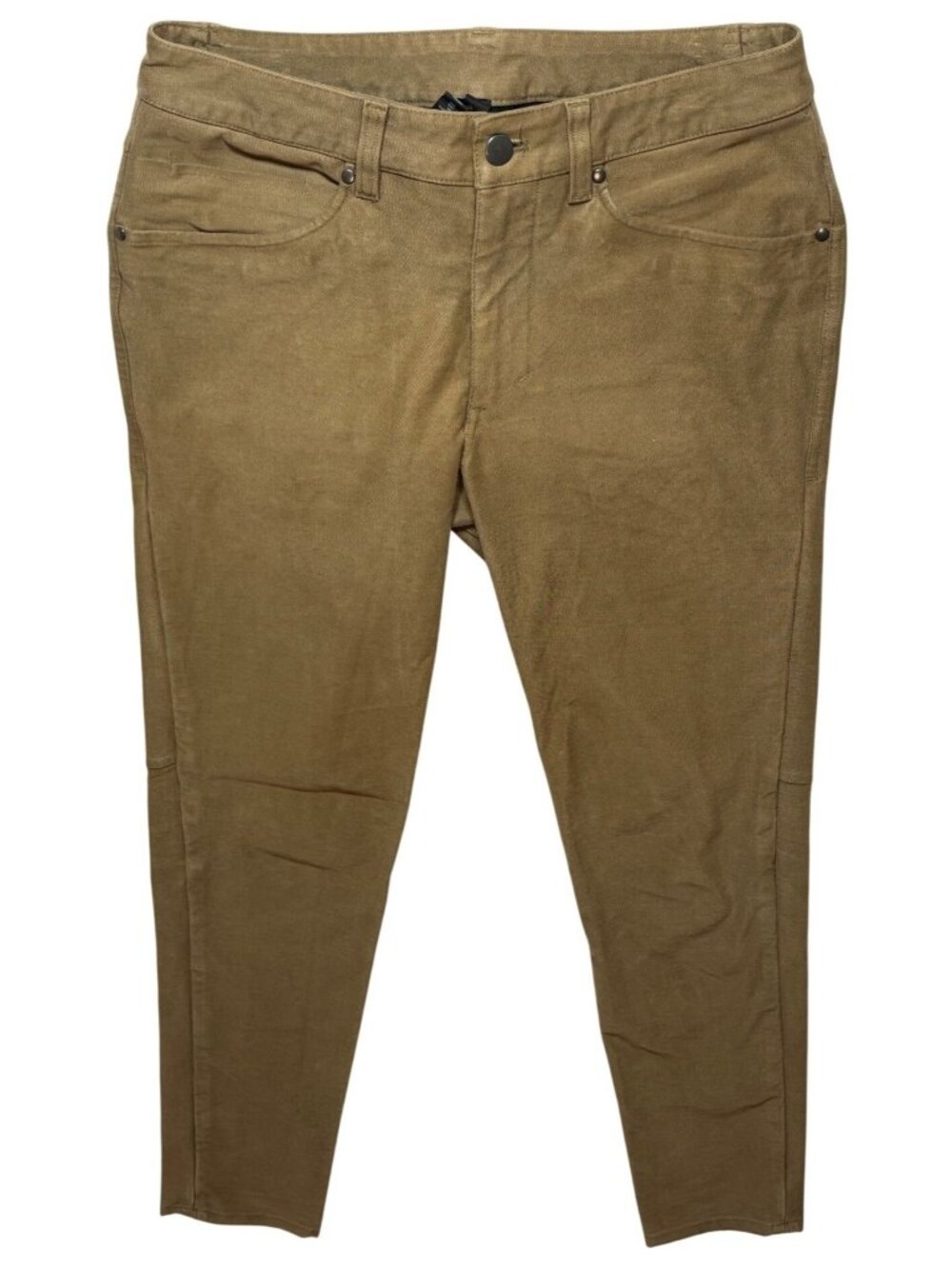 Lululemon ABC Utilitech Slim Fit Pants Mens size 28 Brown 5 Pocket Chino LM5ABNS